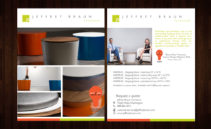 Flyer Design by Black Machine Grafx for Jeffrey Braun Furniture | Design: #13251495