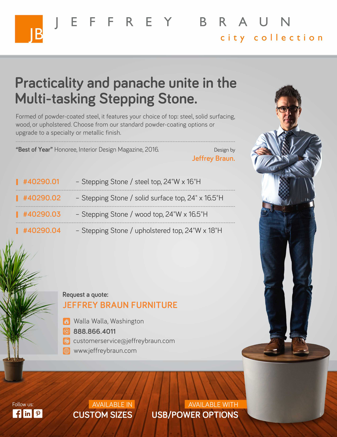 Flyer Design by Marketing Wings for Jeffrey Braun Furniture | Design #13285147