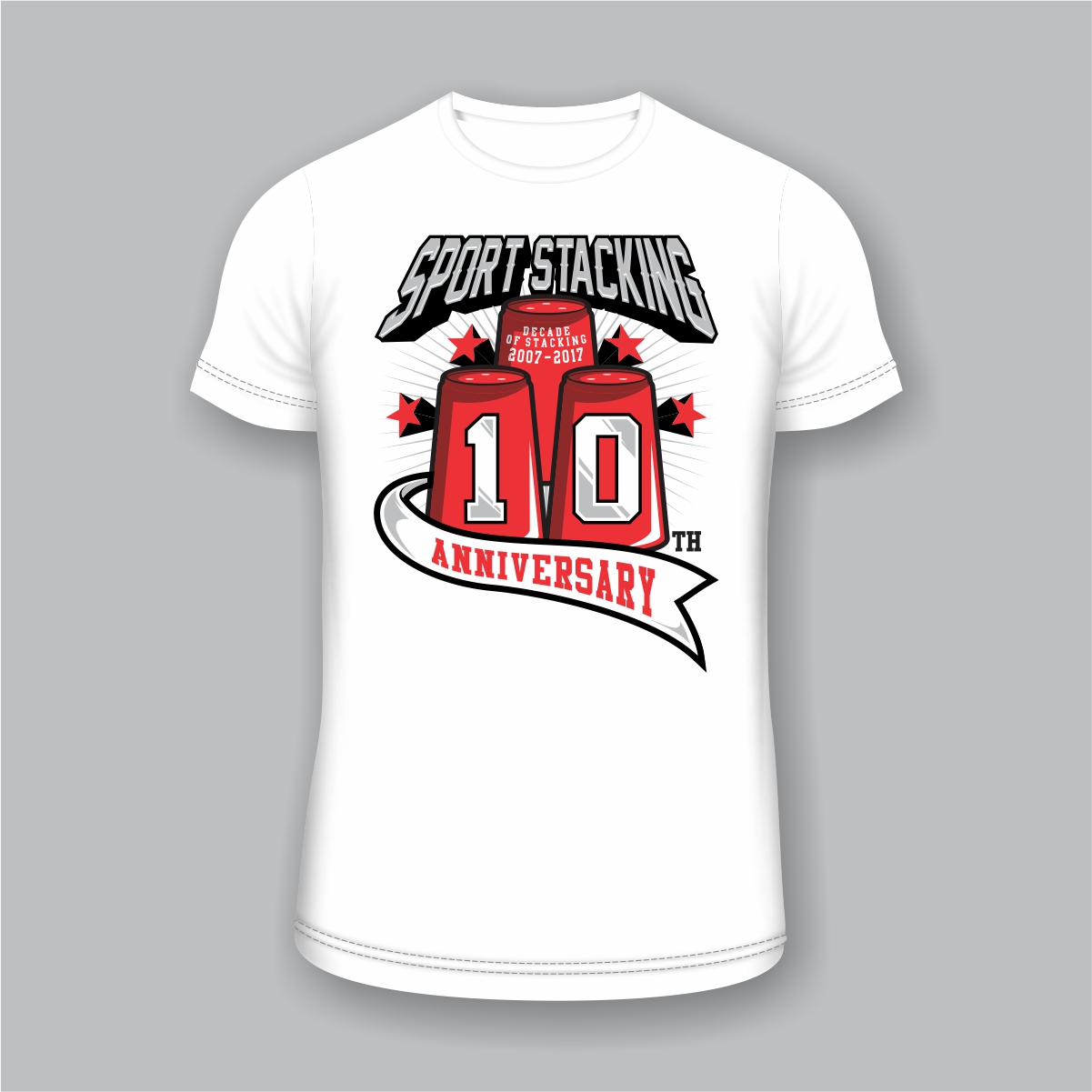 Design de T-shirt par thunderboy pour Sport Stacking Canada | Design #12758310