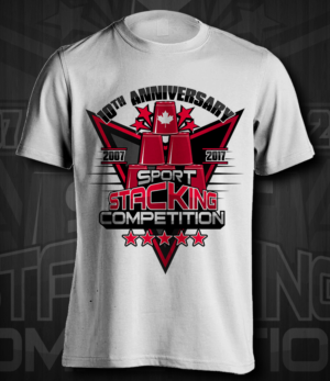 Sport Stacking Company needs 10th anniversary t-shirt design