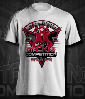 Sport Stacking Company needs 10th anniversary t-shirt design | T-shirt Design by Jonya