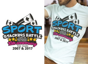 T-Shirt-Design von Black Stallions Impressive Solutions für Sport Stacking Canada | Design #12761737