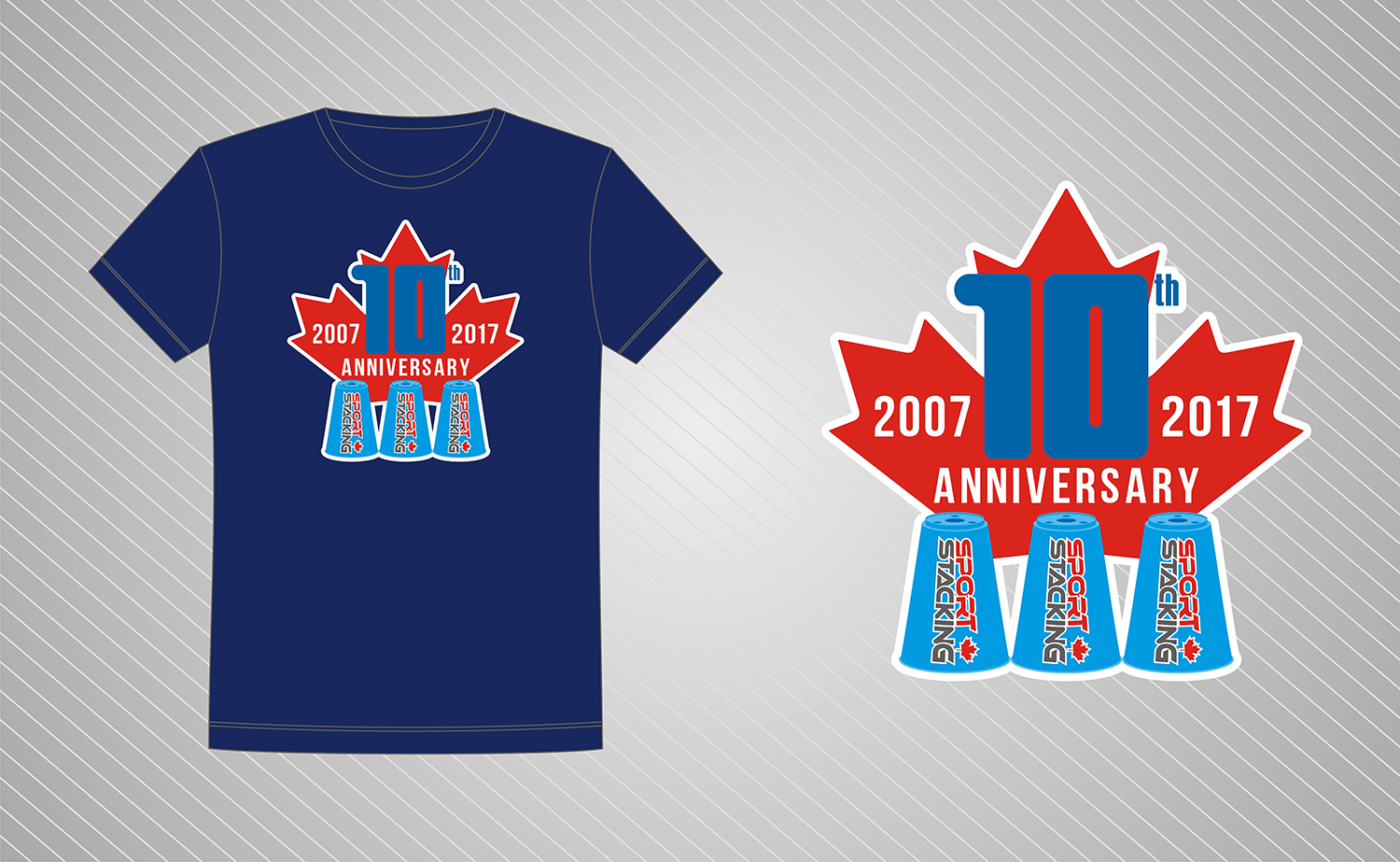 Diseño de Camiseta por t.kien13 para Sport Stacking Canada | Diseño #12829482