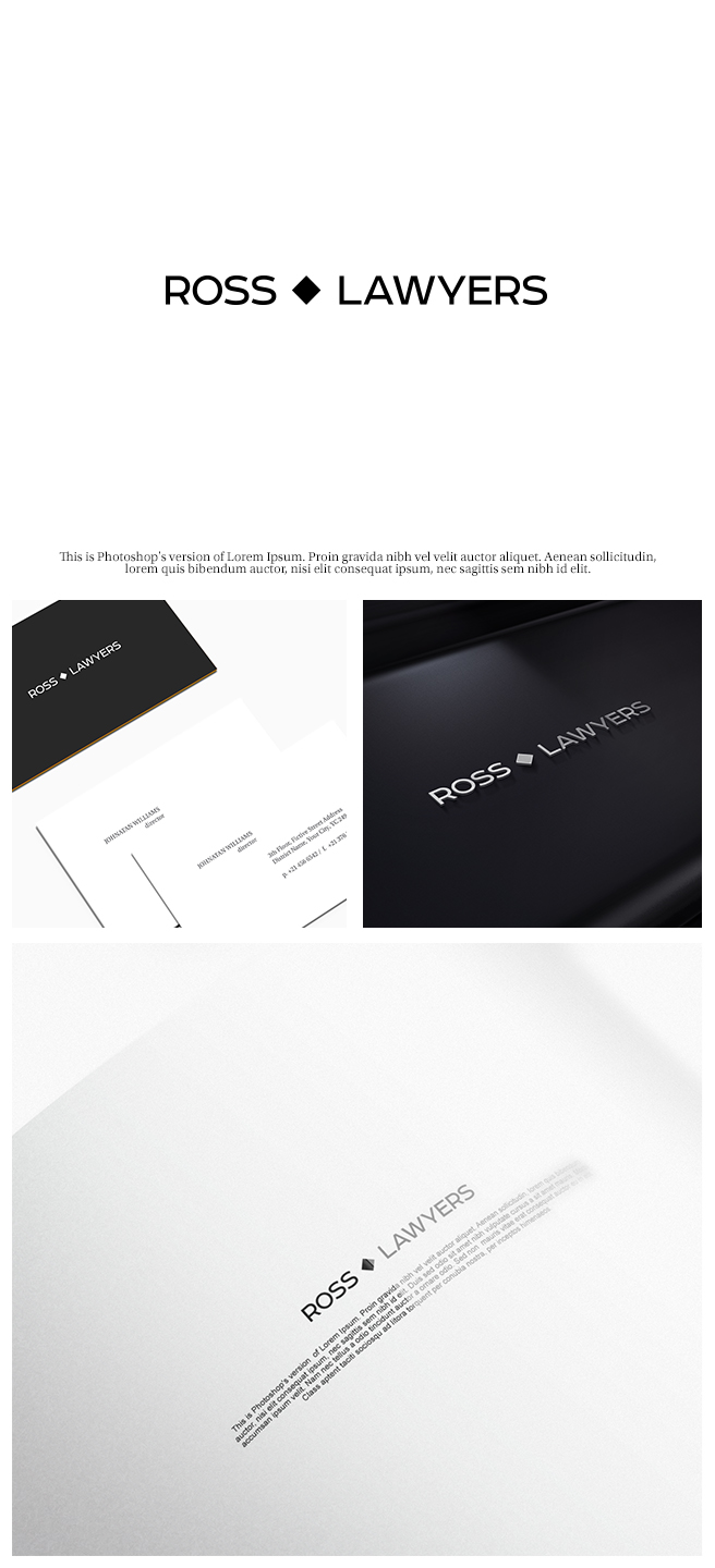Design de Logo par VisualFlava pour Ross Lawyers | Design #12852330
