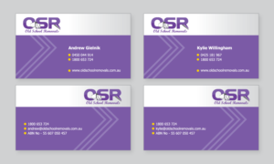 Design de Carte de Visite par SoraZG pour Old School Removals Pty Ltd | Design : #12721949