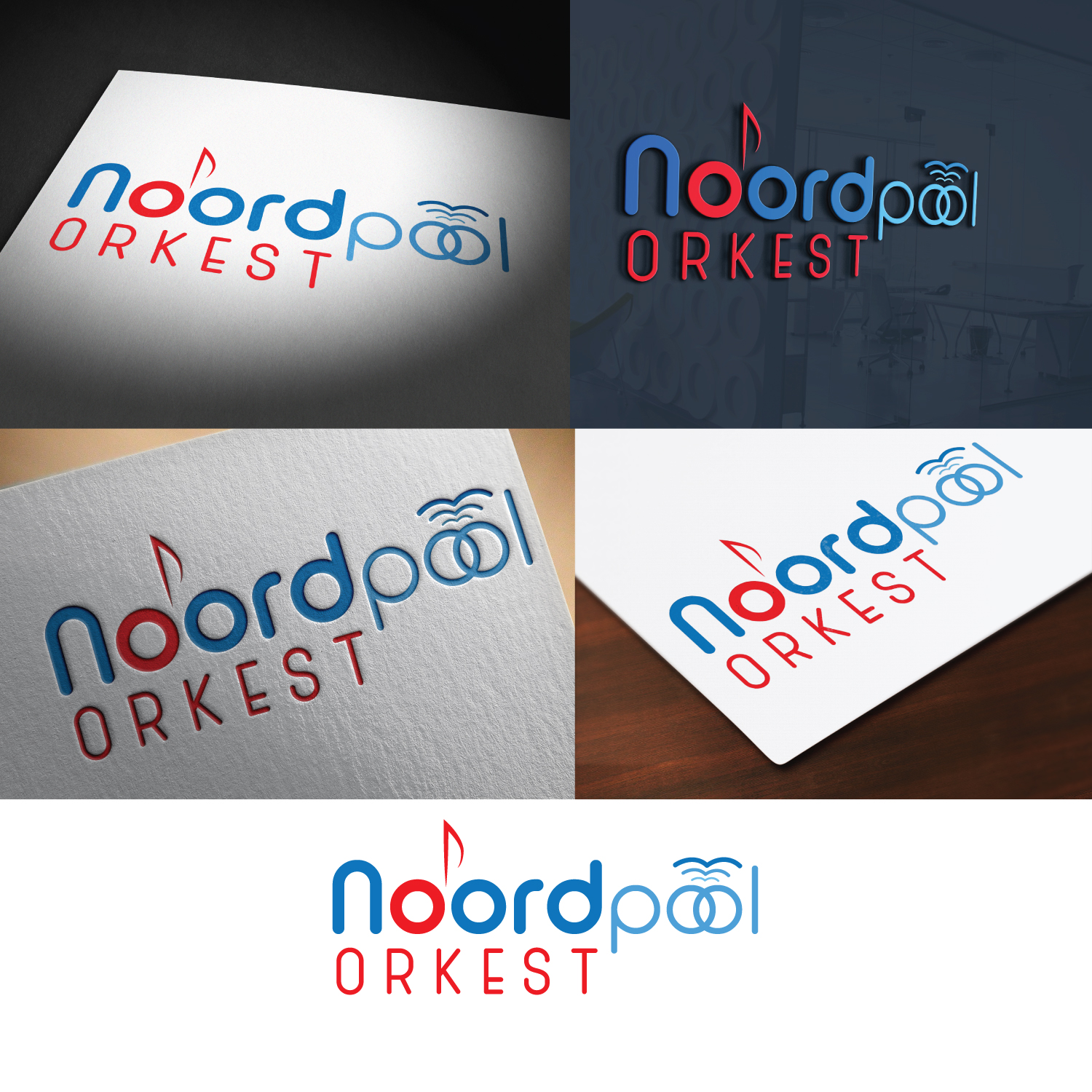 Logo Design by Qaf for noordpool orkest | Design #12763646