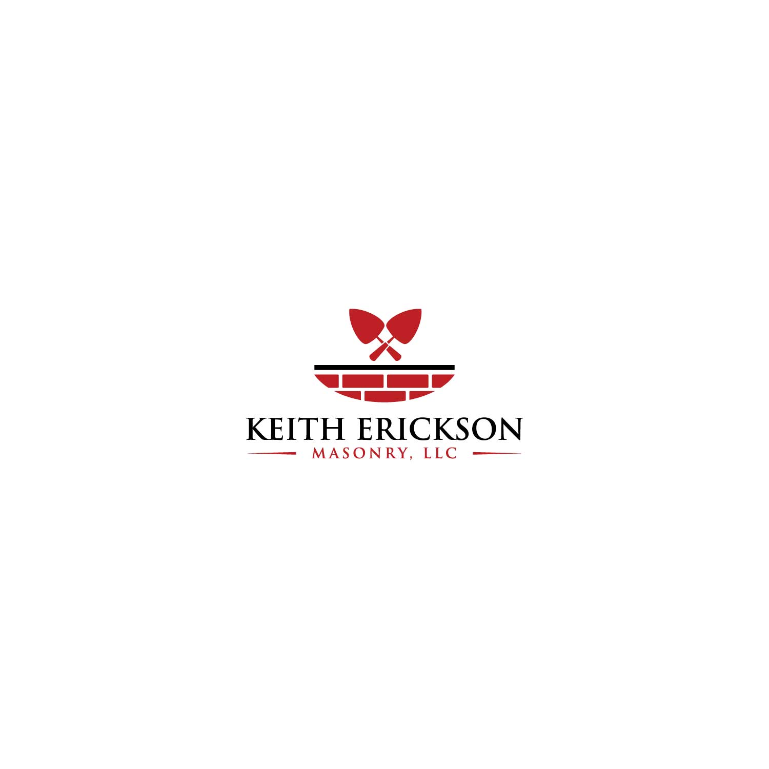 Logo Design by karthika vs for Keith Erickson Masonry, LLC | Design #12728018