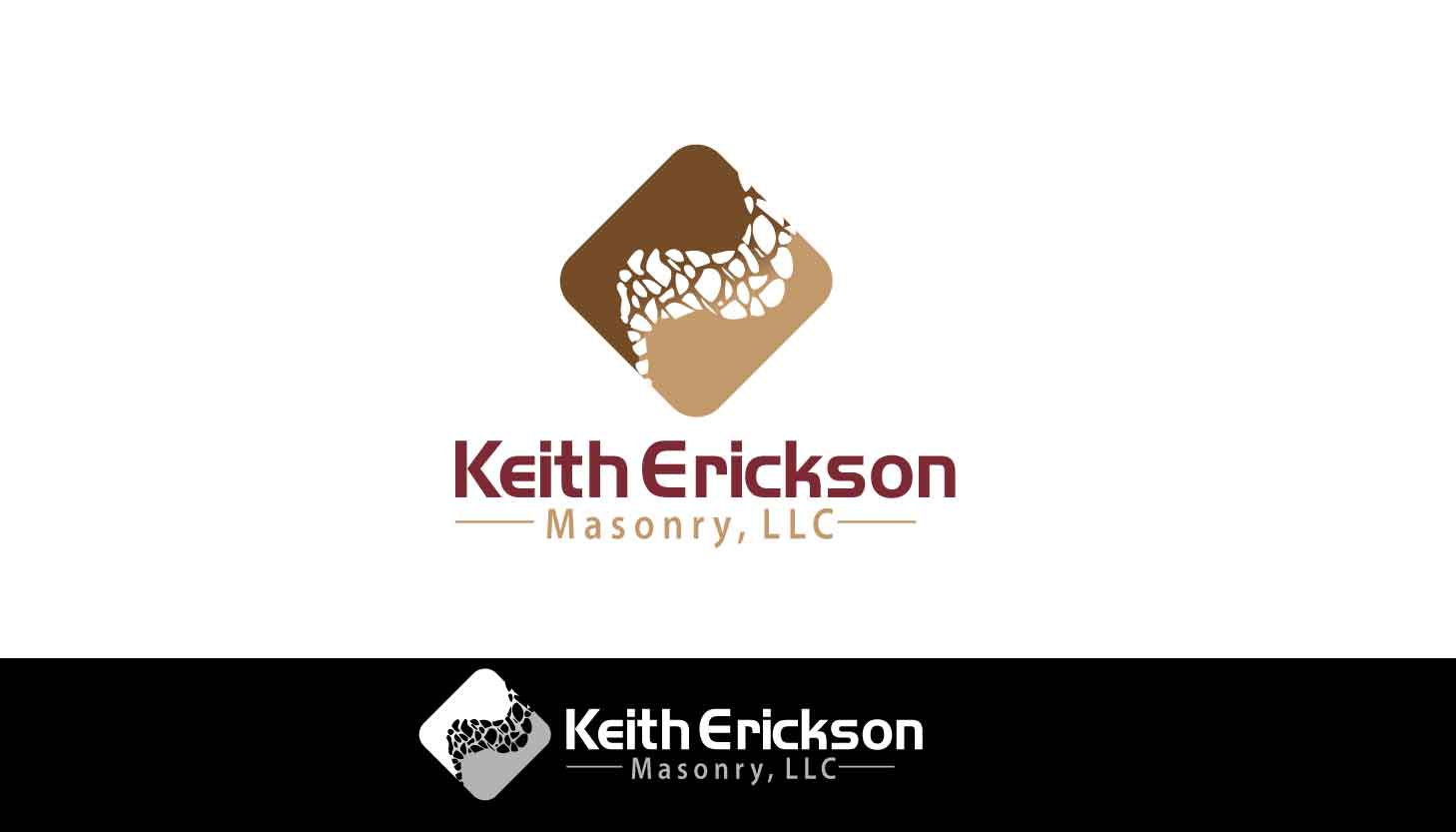 Design de Logo par parshdelhi pour Keith Erickson Masonry, LLC | Design #12732903