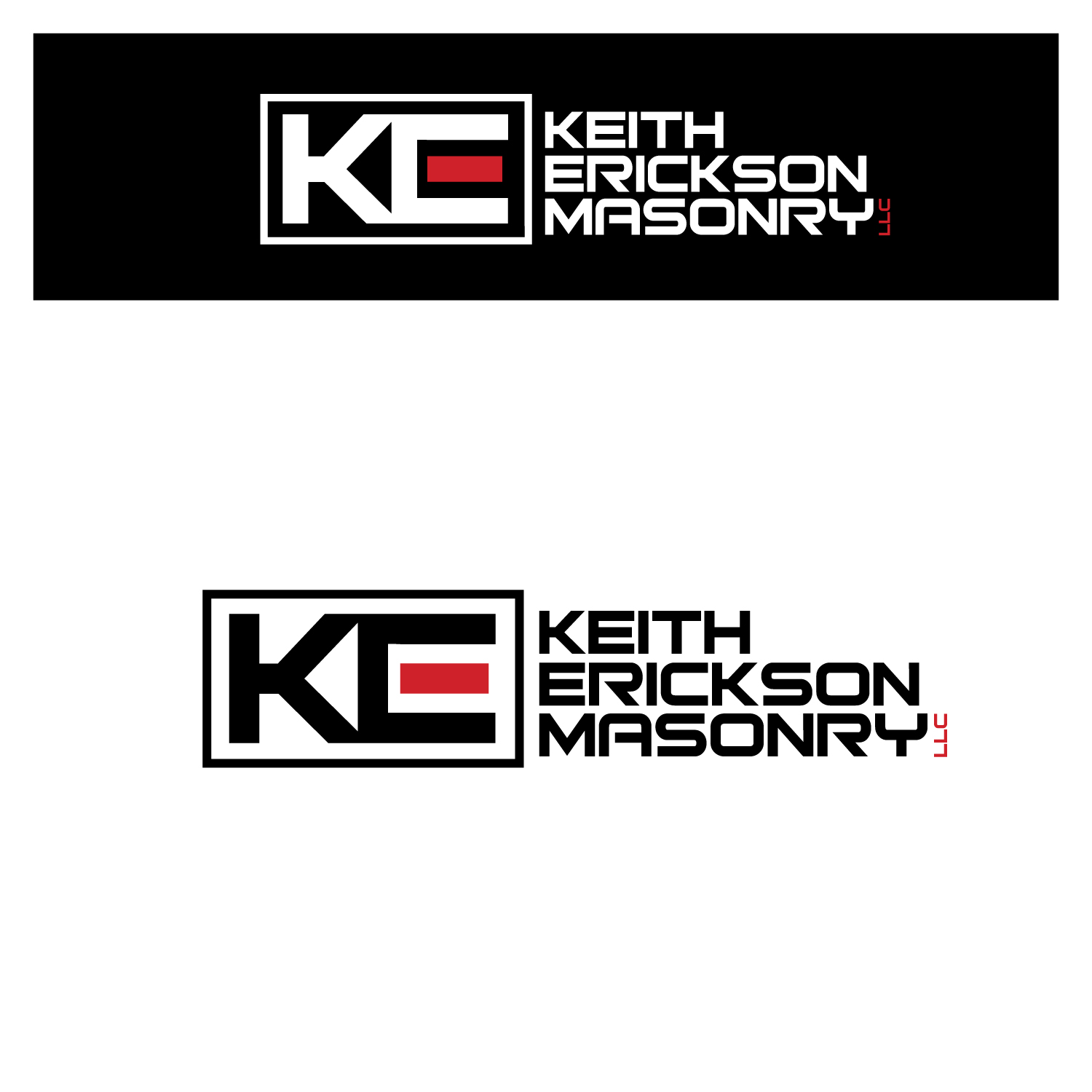 Masculine, Serious, Masonry Logo Design for Keith Erickson Masonry, LLC