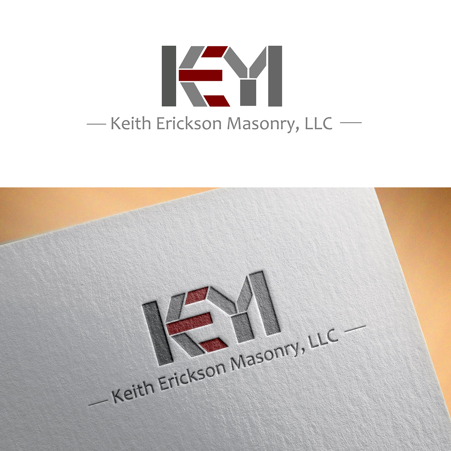 Diseño de Logo por elveneclipse para Keith Erickson Masonry, LLC | Diseño #12774602