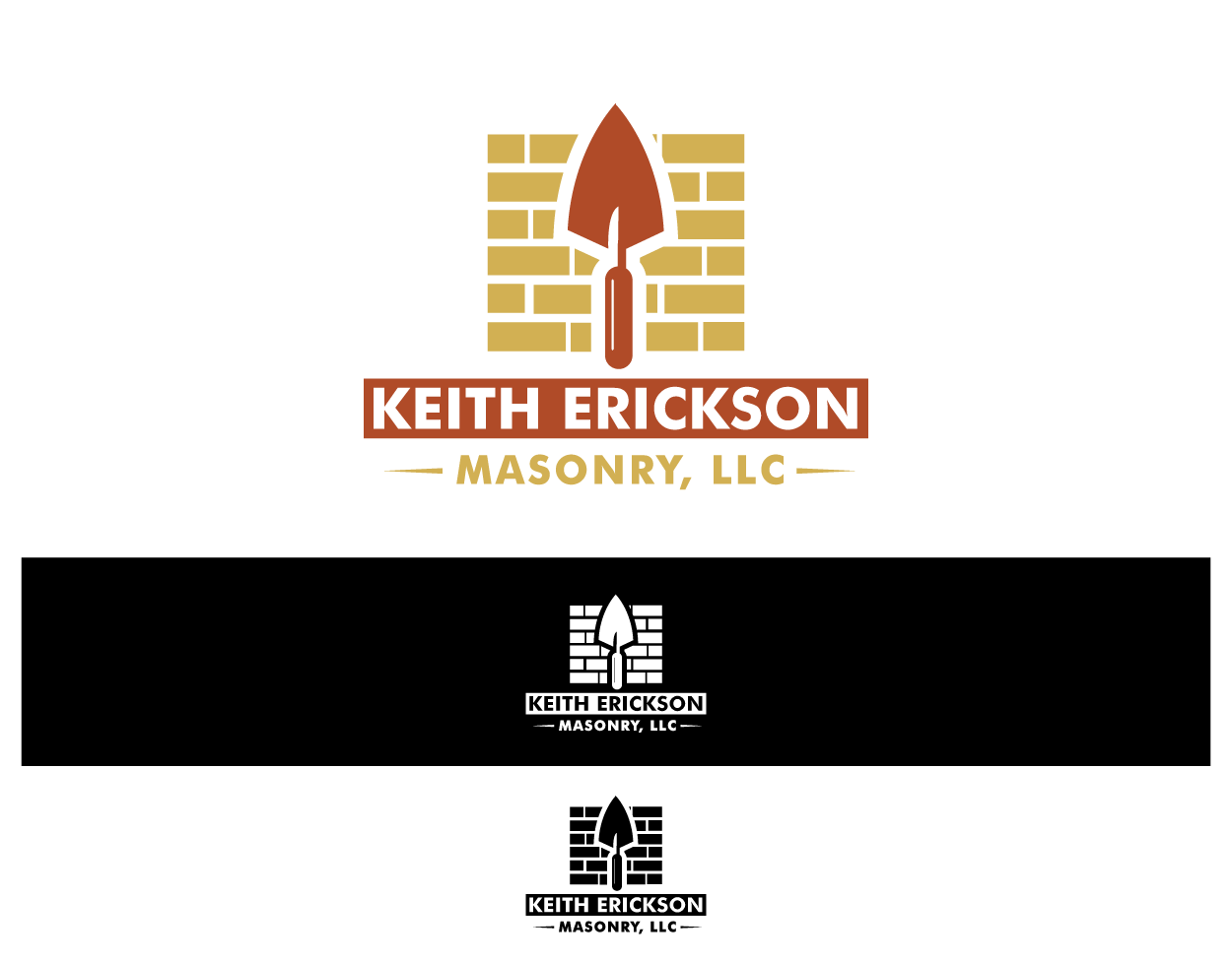 Logo Design by Turn Digital for Keith Erickson Masonry, LLC | Design #12718371