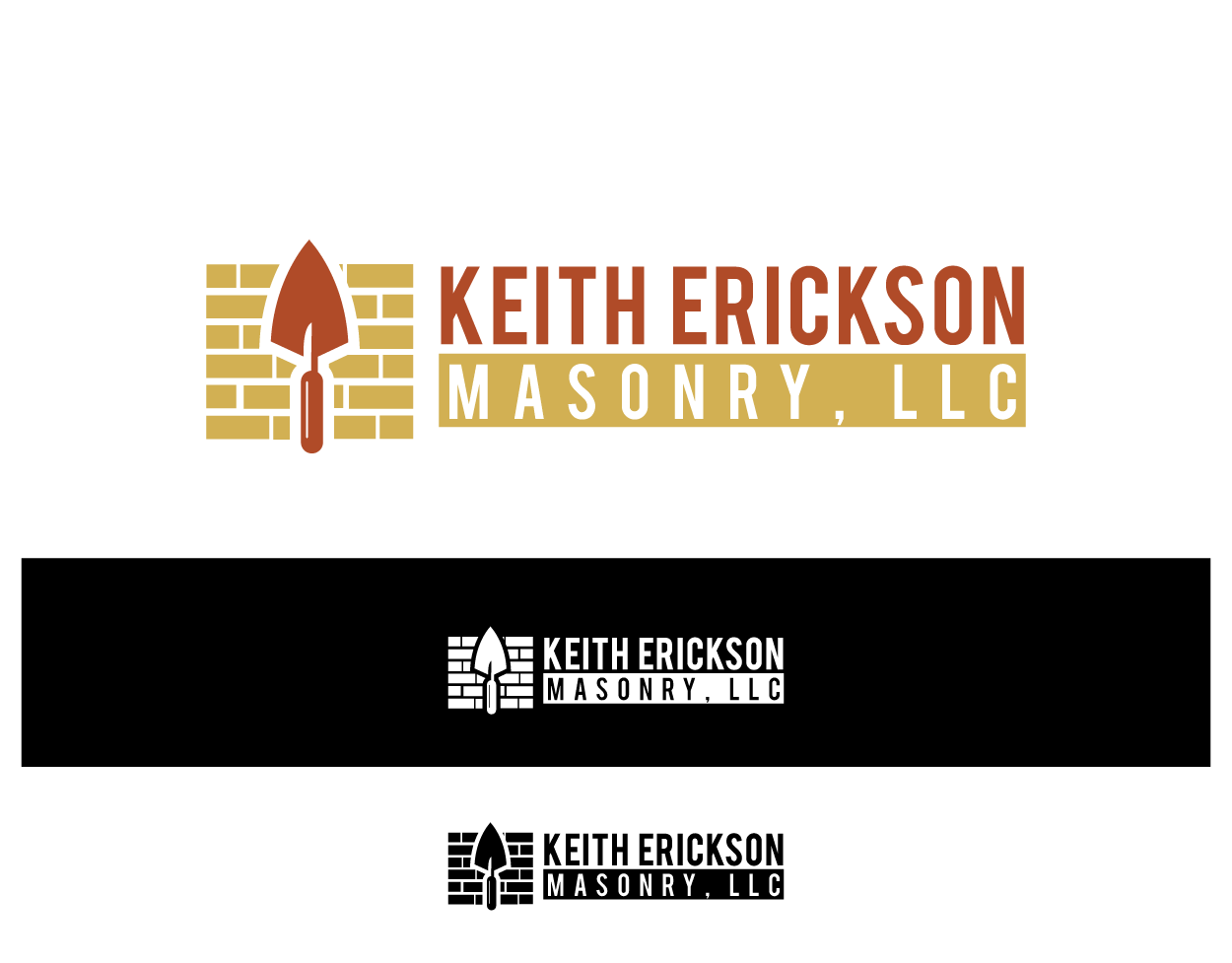 Logo Design by Turn Digital for Keith Erickson Masonry, LLC | Design #12718373