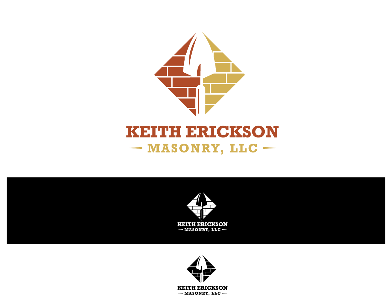 Logo Design by Turn Digital for Keith Erickson Masonry, LLC | Design #12718374