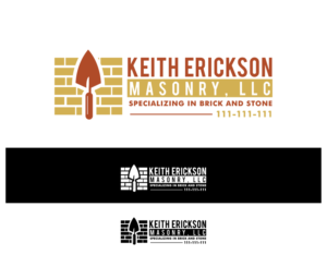 Logo Design by Turn Digital for Keith Erickson Masonry, LLC | Design: #12728329