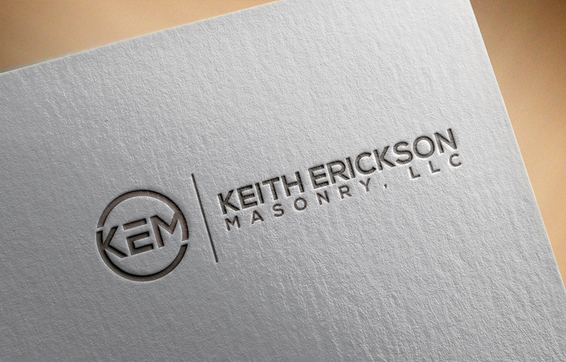 Logo Design by Mehedi Hasan ™ for Keith Erickson Masonry, LLC | Design #12716454