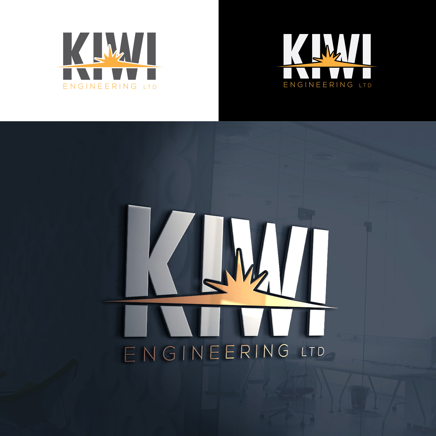 Logo Design by IMD-HUB for kiwi engineering limited | Design #12718815