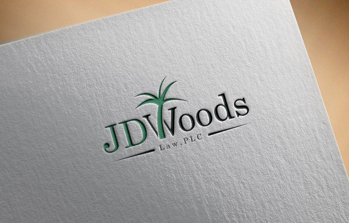 Logo Design by Atec for JD Woods Law, PLC | Design #12718722