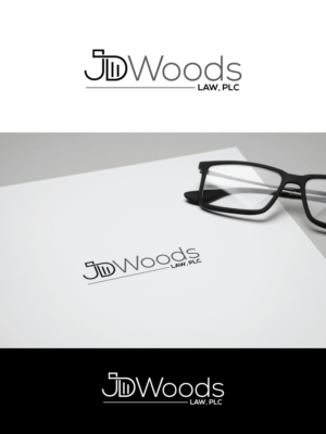 Diseño de Logo por ecorokerz para JD Woods Law, PLC | Diseño #12711627