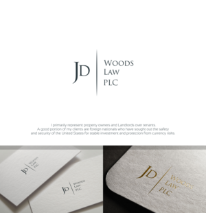 Logo Design by Optimistic_Studio for JD Woods Law, PLC | Design: #12830075
