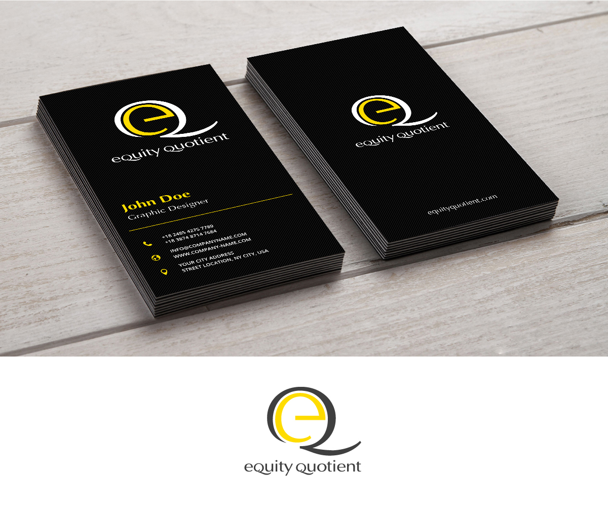 Logo Design by dharlan for E.Q.= Equity Quotient | Design #12753130