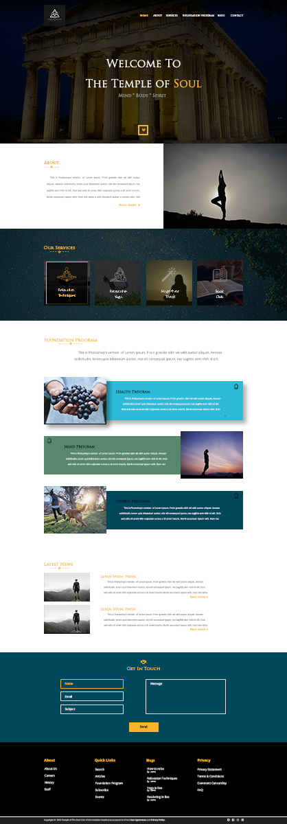 Web Design by Mohamed Salah Lamlom for this project | Design #12838351