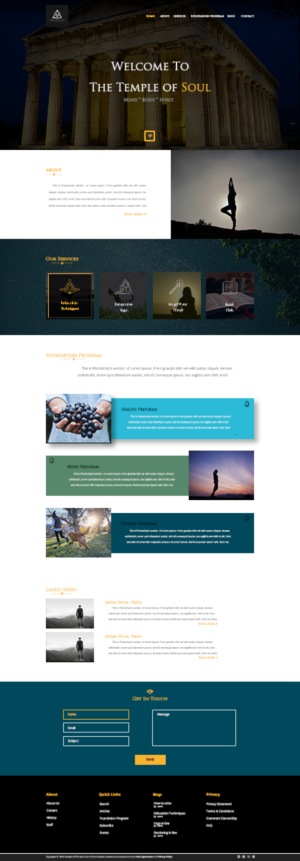 Web Design par Mohamed Salah Lamlom pour ce projet | Design #12838351