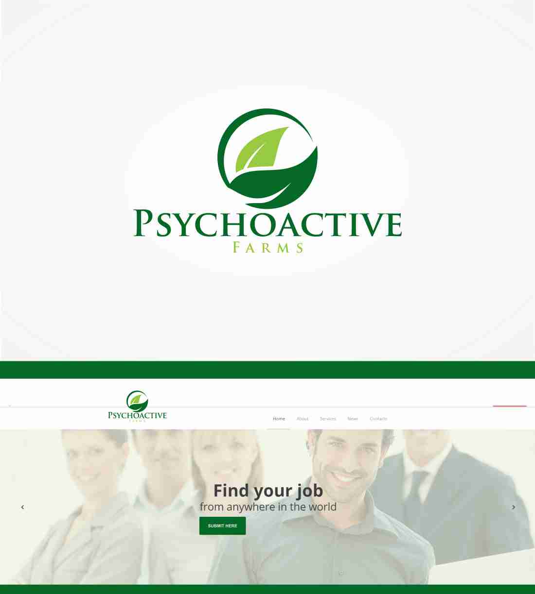 Logo Design by Paulsein for Psychoactive Farms | Design #12734086
