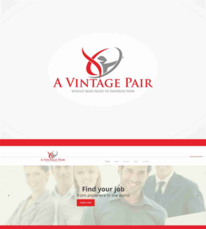Logo Design by Paulsein for A Vintage Pair | Design: #12734076
