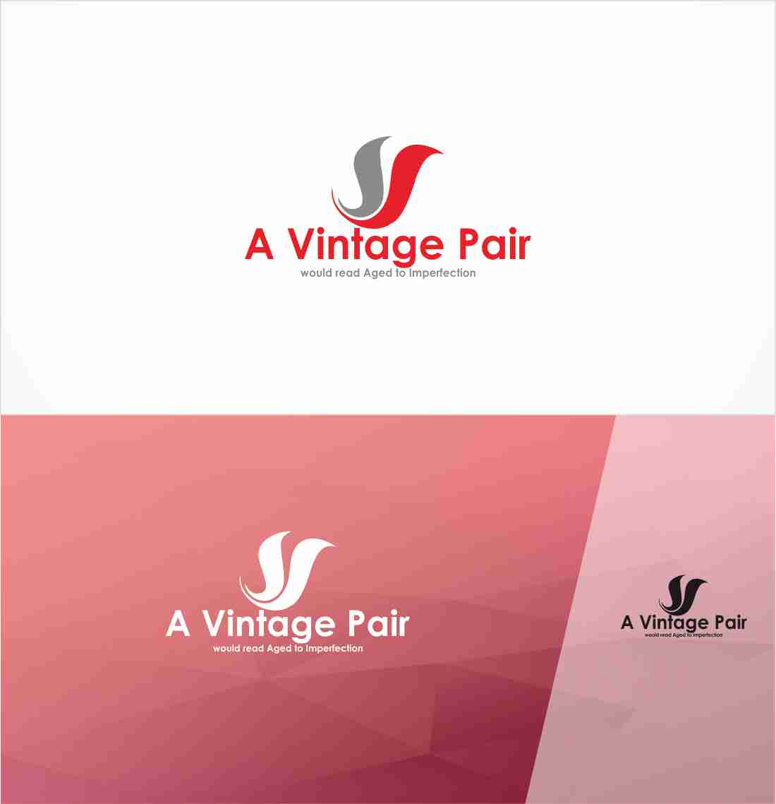Logo Design by Paulsein for A Vintage Pair | Design #12734079