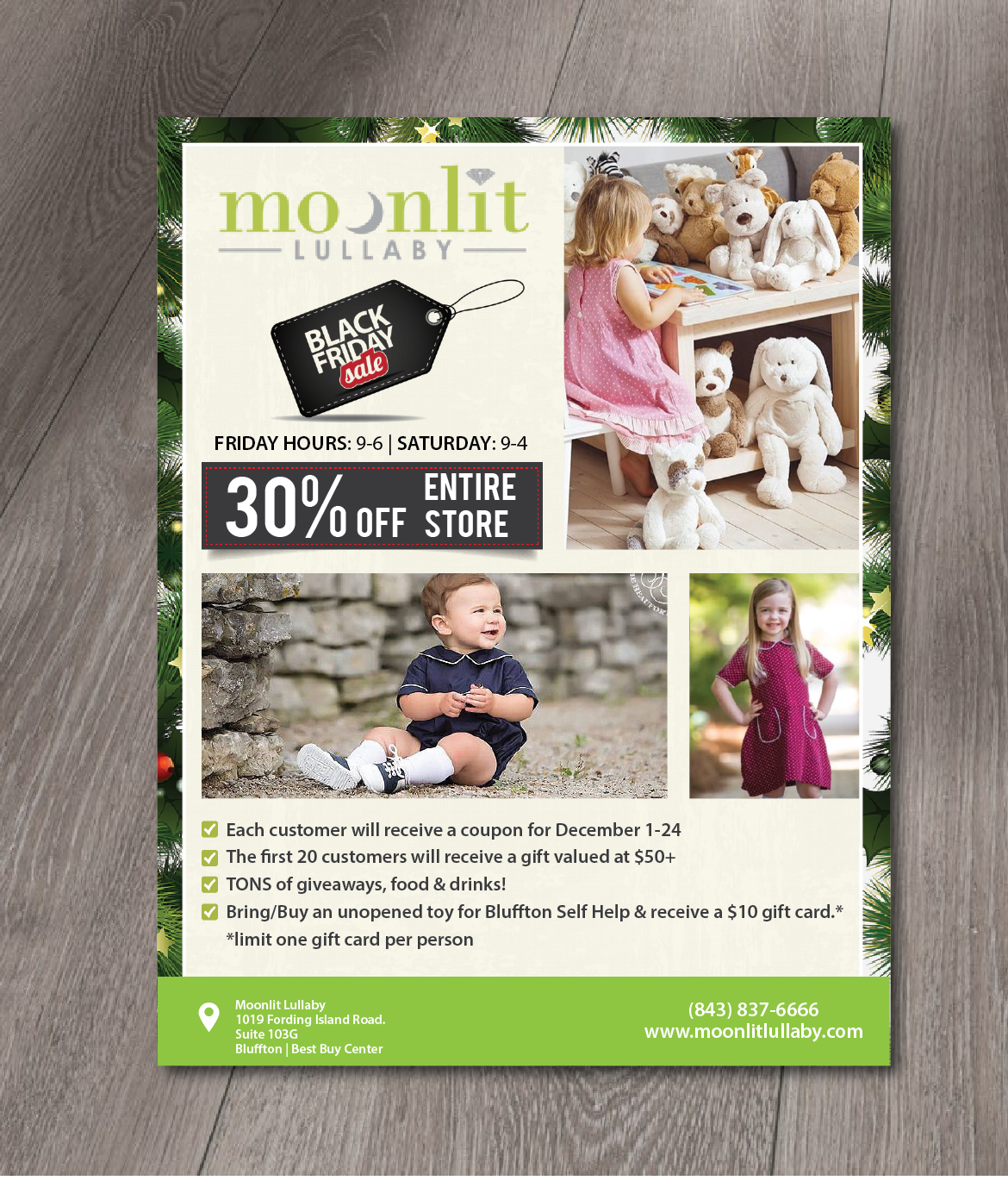 Diseño de Flyer por alex989 para Moonlit Lullaby | Diseño #12741459