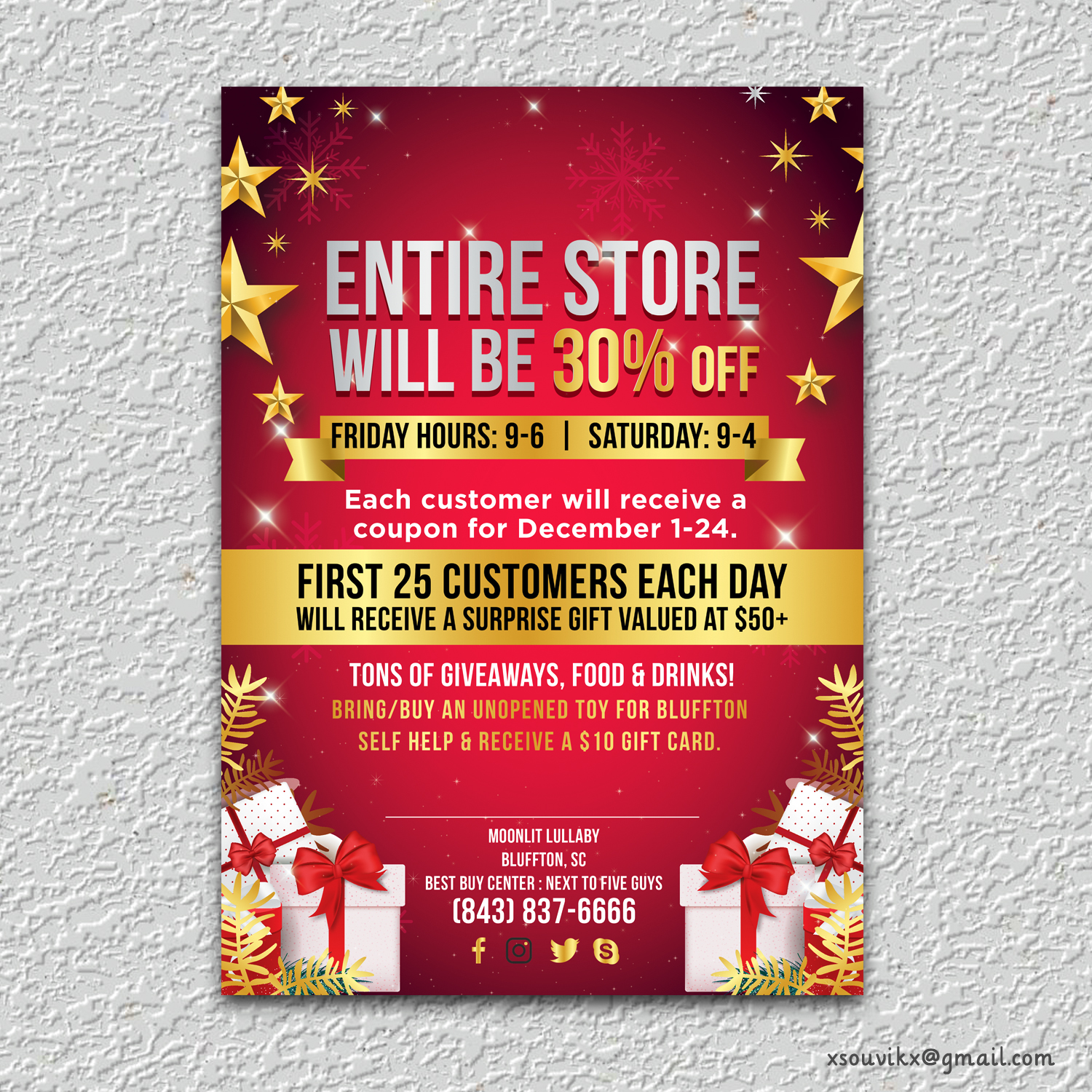 Diseño de Flyer por Souvik Roy (Alex Pro) para Moonlit Lullaby | Diseño #12742386