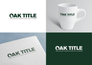 Logo Design by The Marble Peach for Oak Title | Design: #12766959