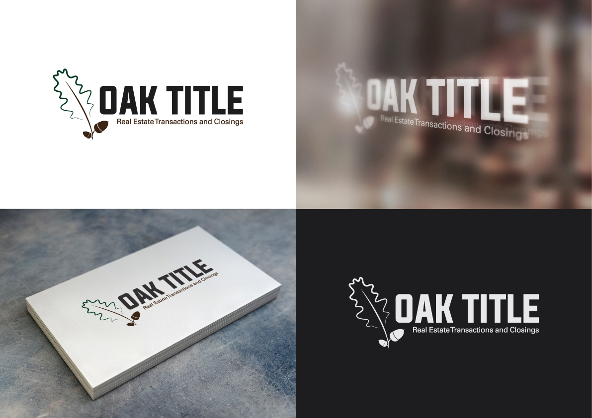 Logo Design by The Marble Peach for Oak Title | Design #12768203