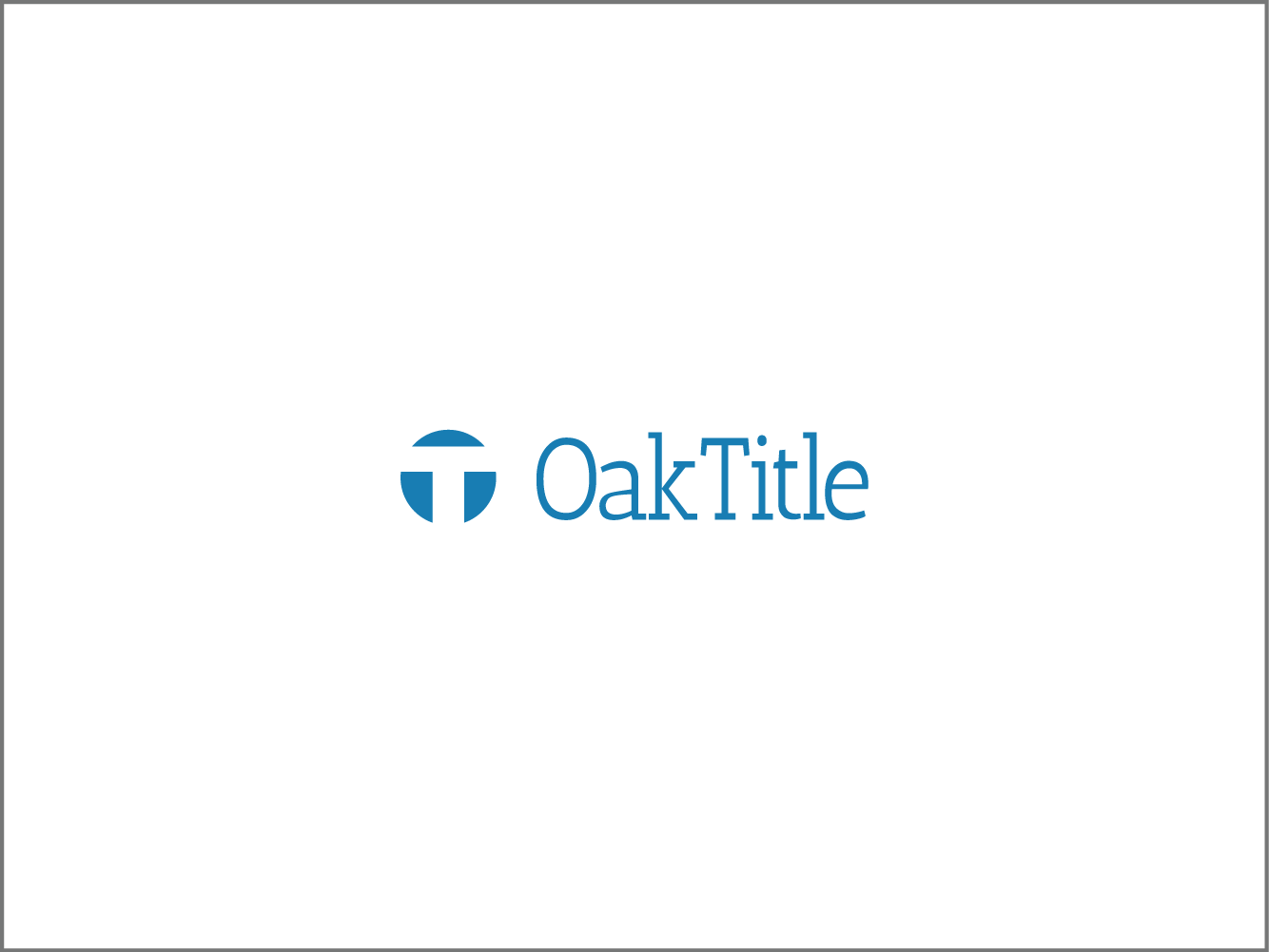Logo-Design von hemu für Oak Title | Design #12724681