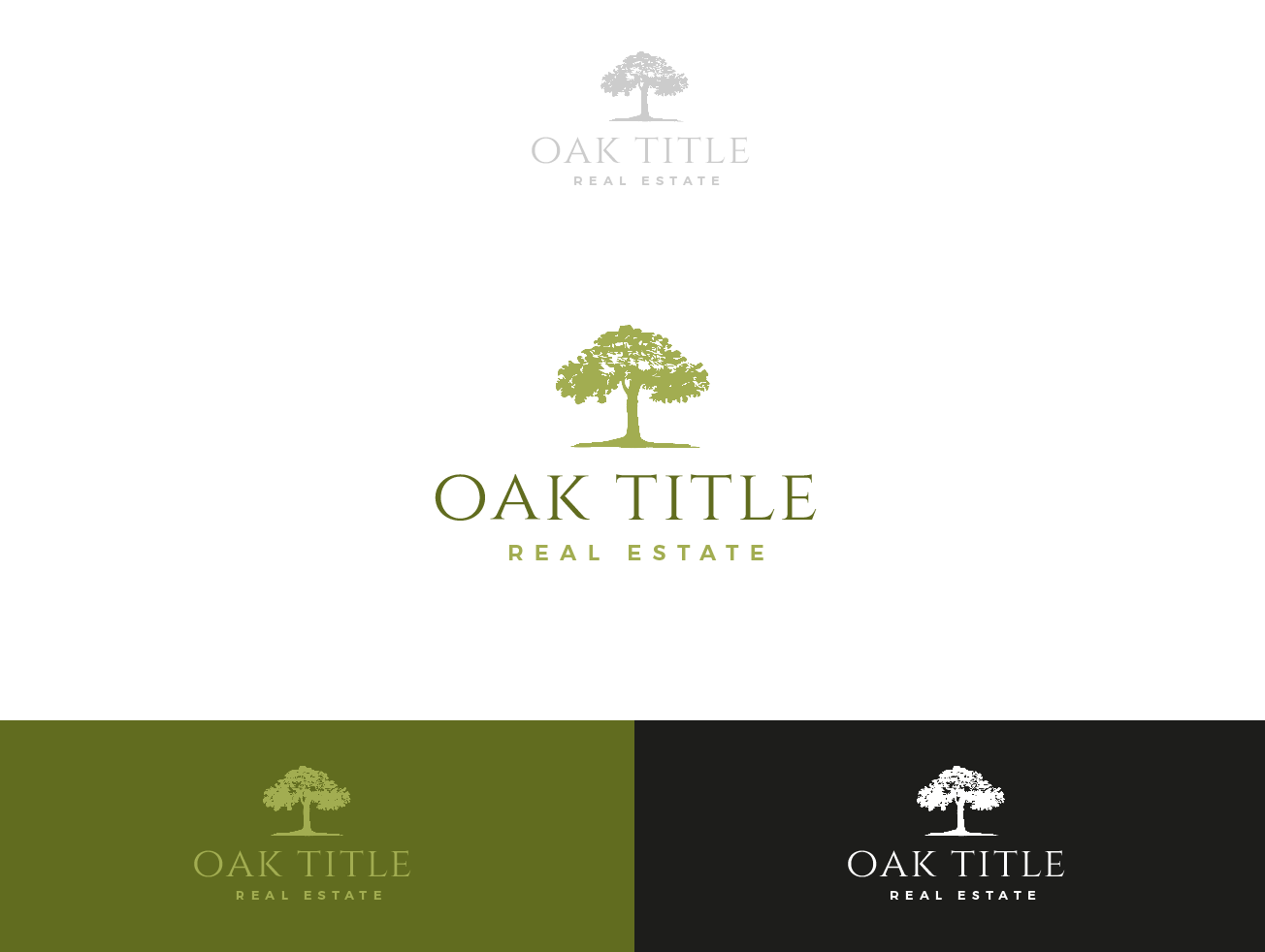 Logo Design by wonderland for Oak Title | Design #12726688