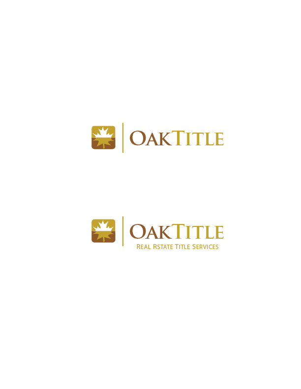Logo Design by jiabworrall1980 for Oak Title | Design #12734655
