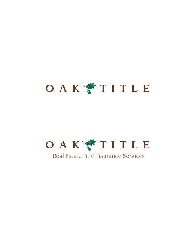 Logo Design by PWP for Oak Title | Design #12816074