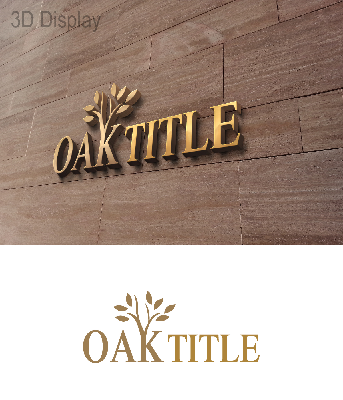 Design de Logo par 3Guys pour Oak Title | Design #12731740