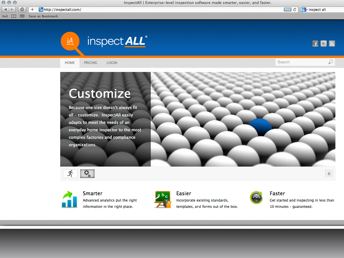 Logo Design by Lovenotlike for InspectAll, LLC | Design #528565