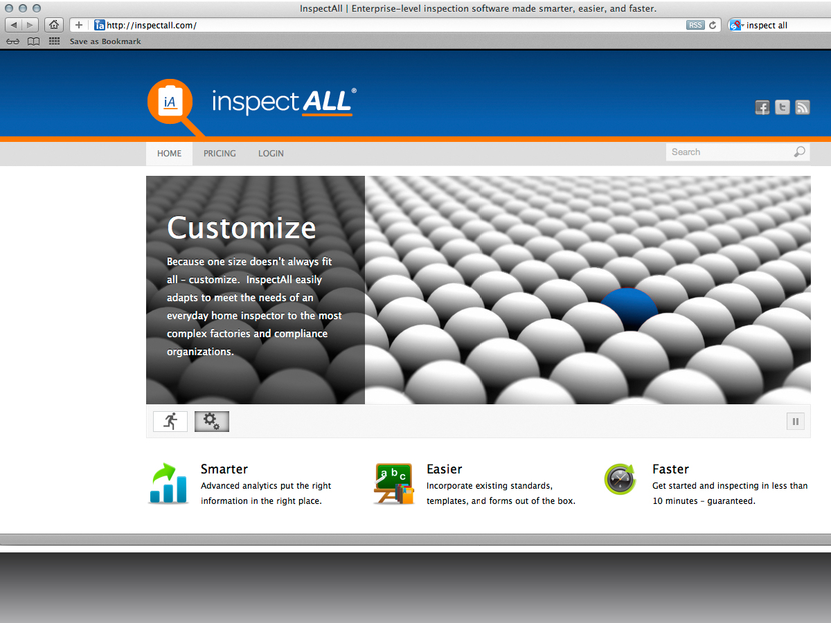 Logo Design by Lovenotlike for InspectAll, LLC | Design #528567