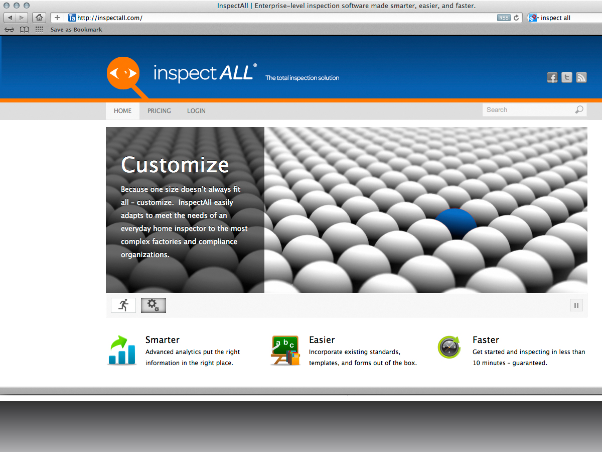 Logo Design by Lovenotlike for InspectAll, LLC | Design #528570