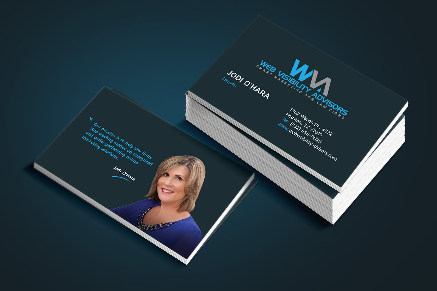 Design de Carte de Visite par creativeavijit pour Web Visibility Advisors | Design #12731275