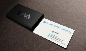 Business Card Design by INDIAN_Ashok for Web Visibility Advisors | Design: #12725195