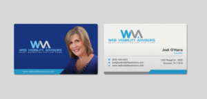 Business Card Design by INDIAN_Ashok for Web Visibility Advisors | Design: #12725203