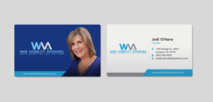 Business Card Design by INDIAN_Ashok for Web Visibility Advisors | Design: #12725210