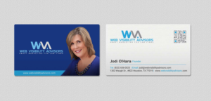 Business Card Design by INDIAN_Ashok for Web Visibility Advisors | Design: #12725217