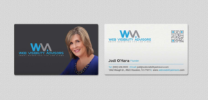 Business Card Design by INDIAN_Ashok for Web Visibility Advisors | Design: #12725222