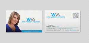Business Card Design by INDIAN_Ashok for Web Visibility Advisors | Design: #12725231