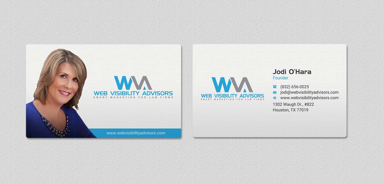 Visitenkarten-Design von INDIAN_Ashok für Web Visibility Advisors | Design #12725233