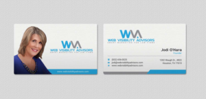 Business Card Design by INDIAN_Ashok for Web Visibility Advisors | Design: #12725234
